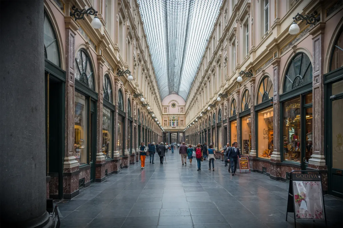 La Galerie Louise, haut lieu de tourisme à Bruxelles